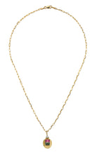 Necklaces Kimberly Doyle Watermelon Tourmaline Pendent Necklace in Yellow Gold Kimberly Doyle