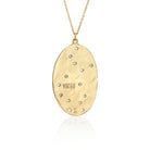 Necklaces Brooke Gregson Virgo Astrology Necklace in Yellow Gold Brooke Gregson