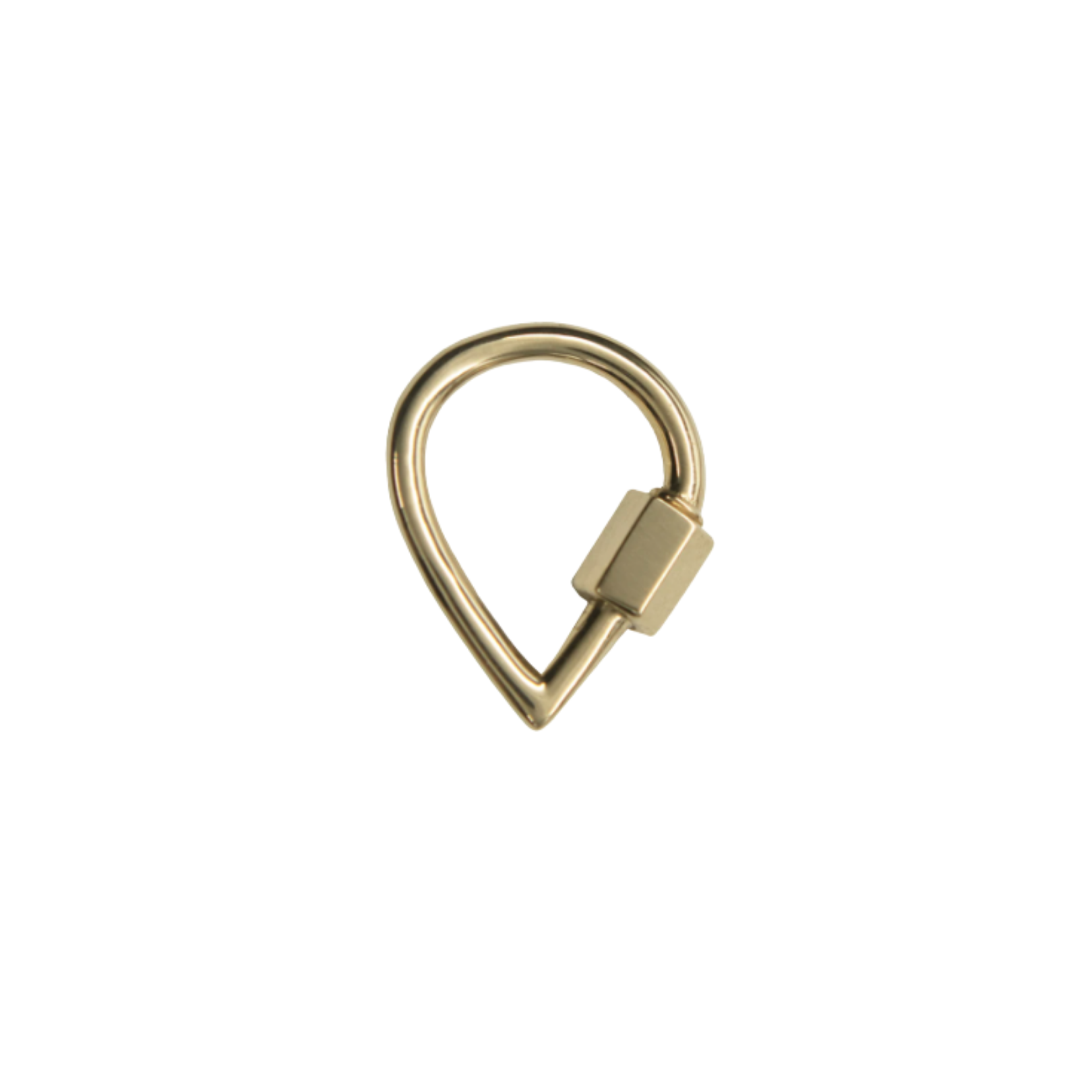 Pendants Marla Aaron Baby Drop Lock in Yellow Gold Marla Aaron