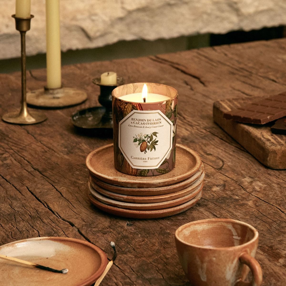 Candles Carrière Frères Scented Candle in Cocoa Carrière Frères