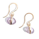 Earrings Melissa Joy Manning Single Drop Amethyst Earring in Yellow Gold Melissa Joy Manning