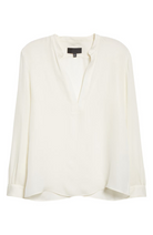 Tops Nili Lotan Yvette Top in Ivory Nili Lotan