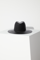 Hats Janessa Leone Maddox Fedora in Black Janessa Leone