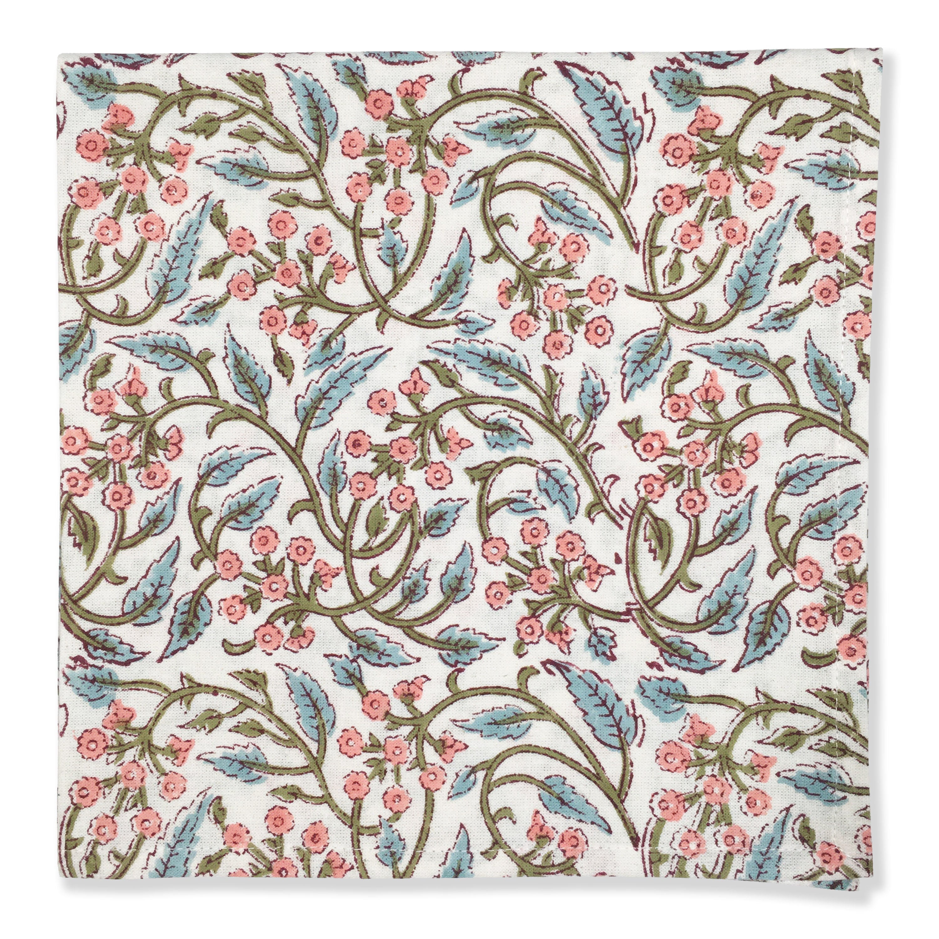 Market Hibiscus Linens Set of Napkins Hibiscus Linens