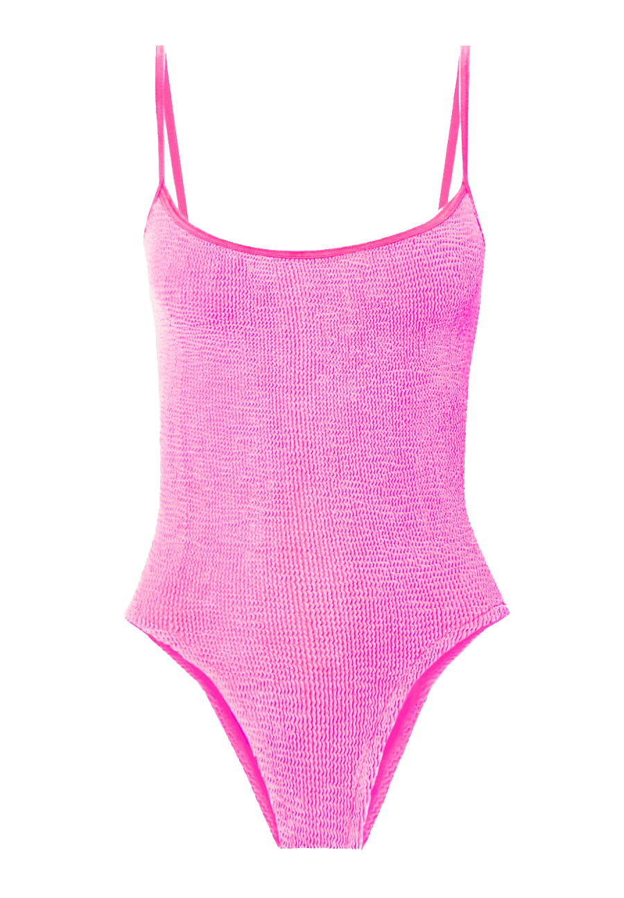 Swimwear Hunza G Pamela Swimsuit in Bubblegum Hunza G