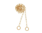 Necklaces Marla Aaron Square Link Chain in Yellow Gold Marla Aaron